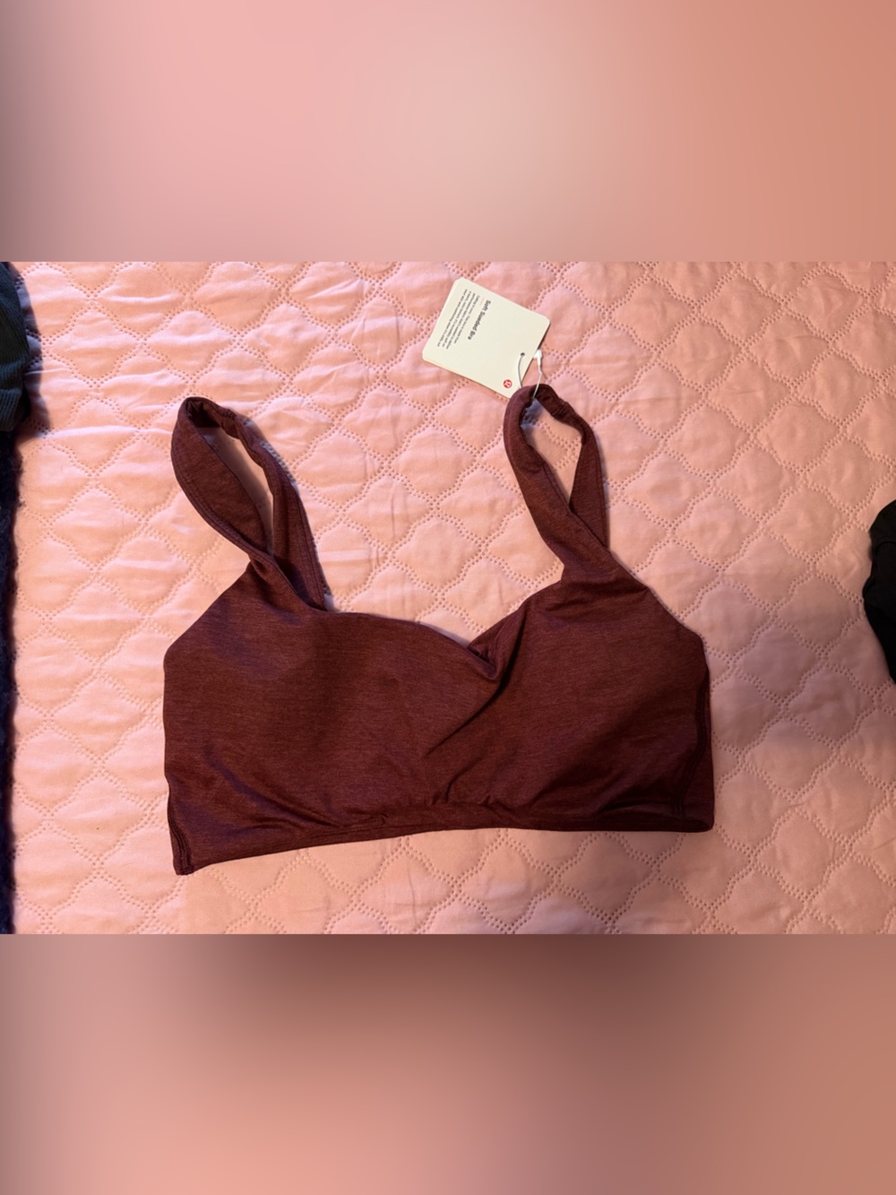 lululemon athletica Burgundy Sports Bra